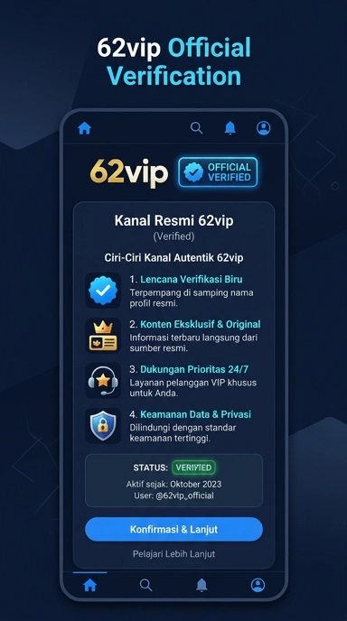 Kanal Resmi 62vip untuk Pengguna Android Indonesia