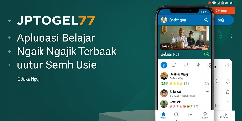 Tampilan antarmuka aplikasi Belajar Ngaji yang menarik dan interaktif.