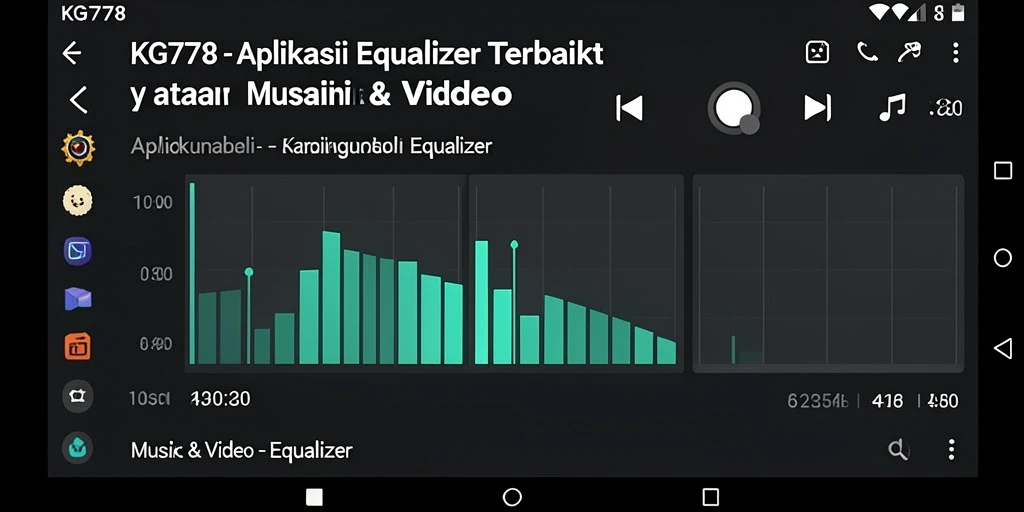 Tampilan antarmuka KG778 yang intuitif dan modern.